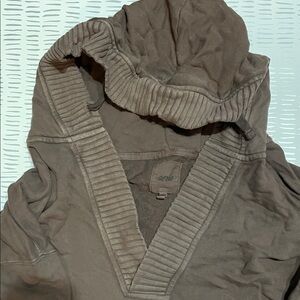 Aerie Brown Hoodie Sweatshirt